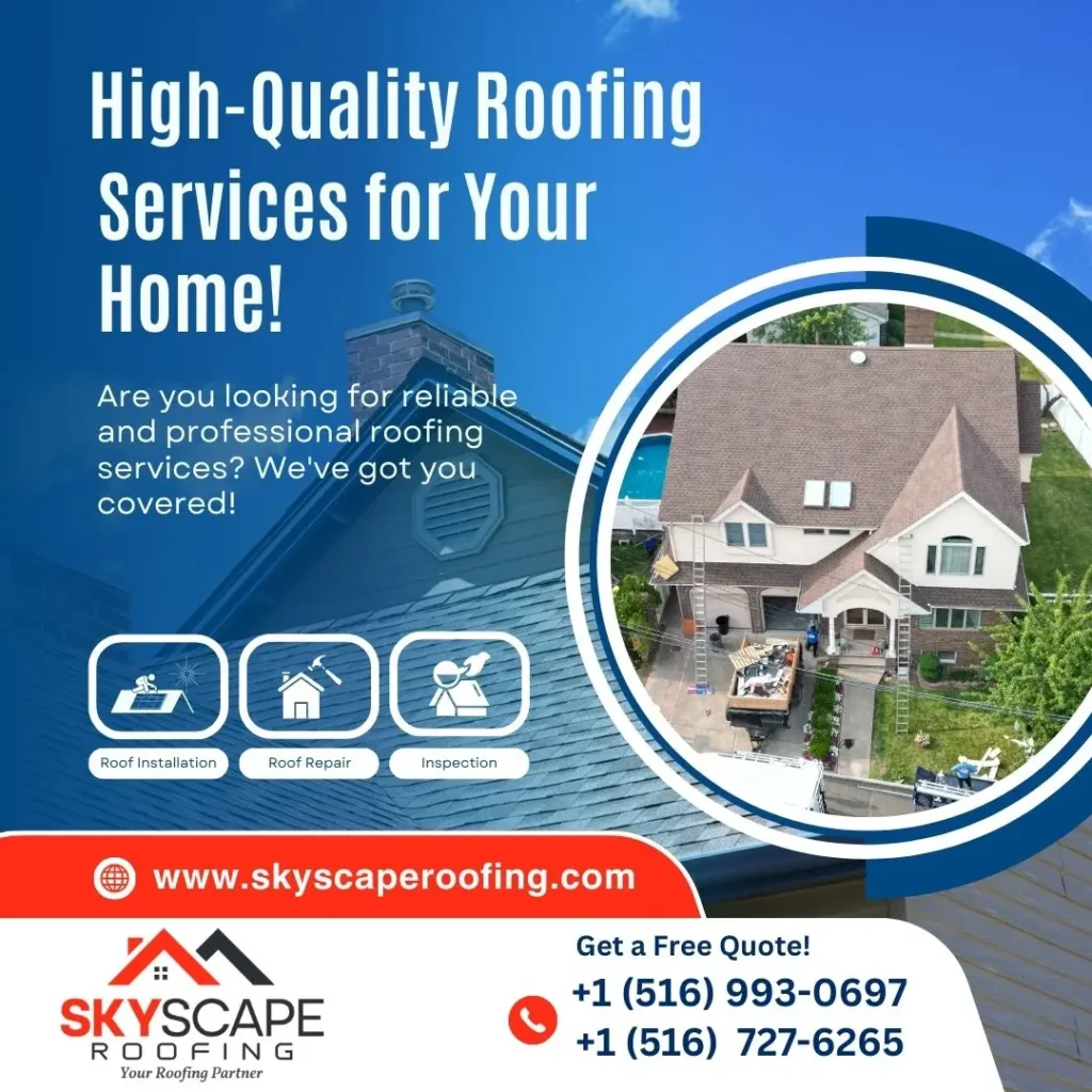 professional roofing services Long Island by skyscaperoofing