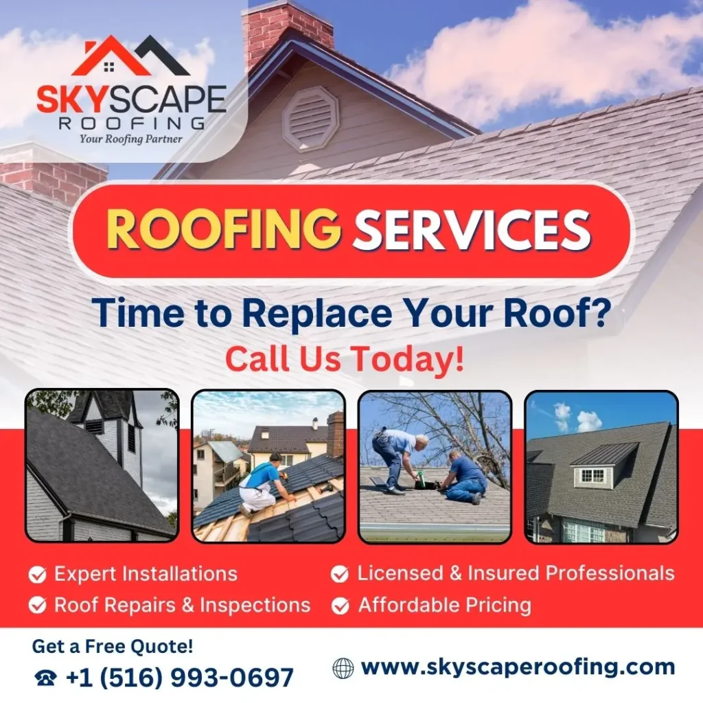 Signs of salt air roof damage Long Island on a residential home roof
