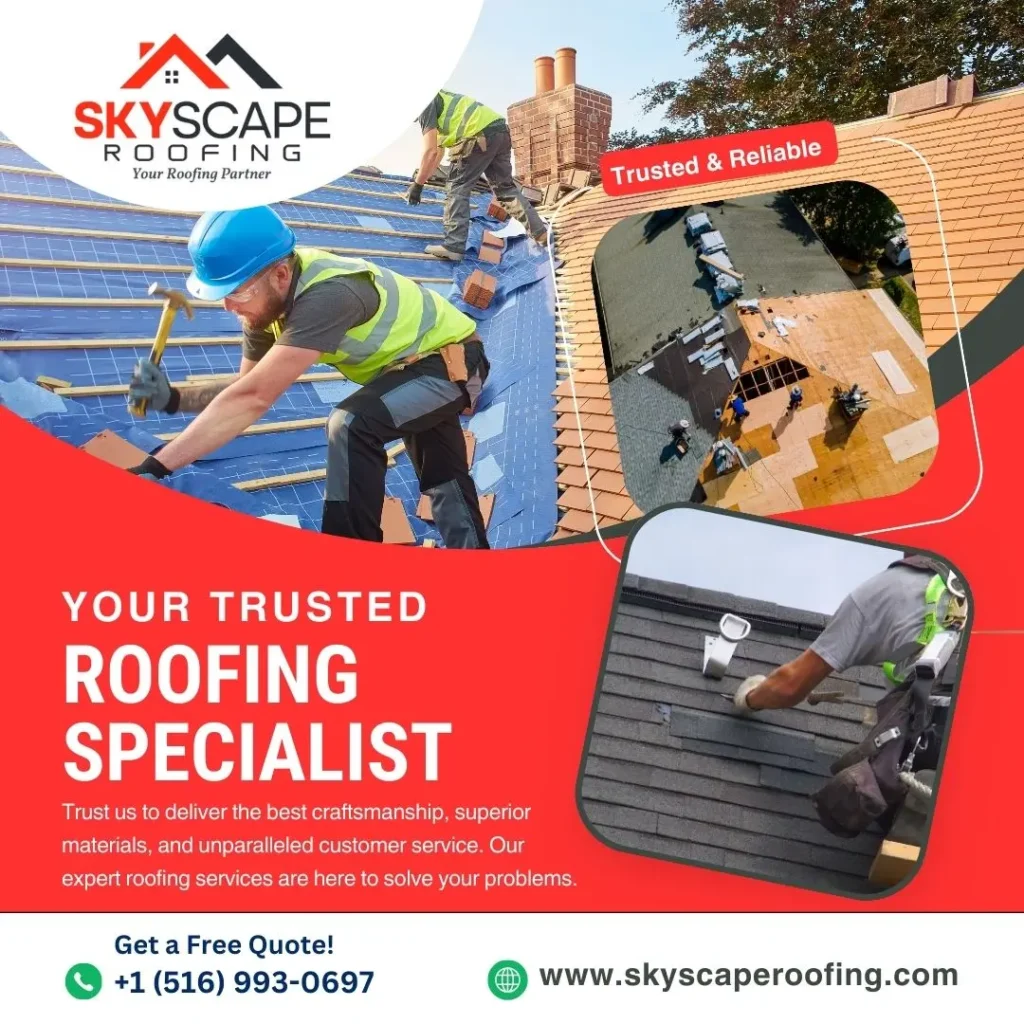Homeowner performing a 10-minute roof inspection long island from the ground by skyscaperoofing