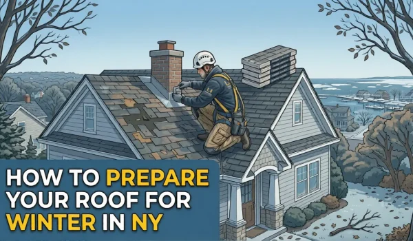 How prepare roof for winter in New York